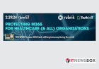 Protecting M365 for healthcare (& all) organizations